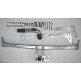 D041C GALIA Полностью оцинкованный фаркоп на Renault Duster 2WD, 4WD 2010-2015, 2015-2021, Renault Duster 2 2021-2022, Nissan Terrano 2014-2022. Тип шара: C (горизонтальный съемный). Невидим