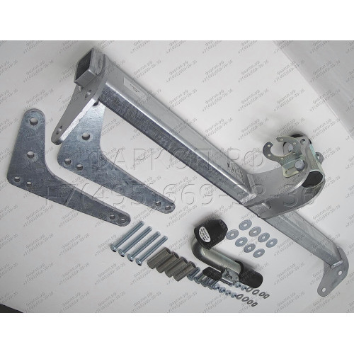 D041C GALIA Полностью оцинкованный фаркоп на Renault Duster 2WD, 4WD 2010-2015, 2015-2021, Renault Duster 2 2021-2022, Nissan Terrano 2014-2022. Тип шара: C (горизонтальный съемный). Невидимый вырез бампера. Нагрузки: 1600/75 кг, масса фаркопа 15,37 кг