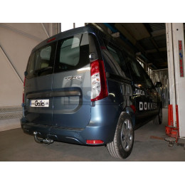 D045C GALIA Полностью оцинкованный фаркоп на Renault Dokker 2017-2019, Dacia Dokker 2012-2021, Renault Express 2020-. Подрозетник убирается за бампер. Тип шара: C (горизонтальны