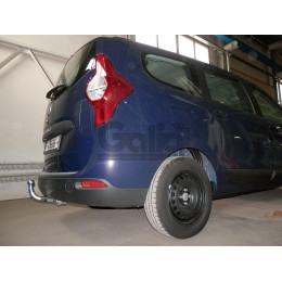 D046C GALIA Полностью оцинкованный фаркоп на Dacia Lodgy 2012-2022. Подрозетник убирается за бампер. Тип шара: C (горизонтальный съемный). Установка без сн