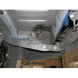 D046C GALIA Полностью оцинкованный фаркоп на Dacia Lodgy 2012-2022. Подрозетник убирается за бампер. Тип шара: C (горизонтальный съемный). Установка без сн