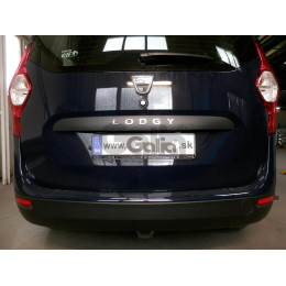 D046C GALIA Полностью оцинкованный фаркоп на Dacia Lodgy 2012-2022. Подрозетник убирается за бампер. Тип шара: C (горизонтальный съемный). Установка без сн