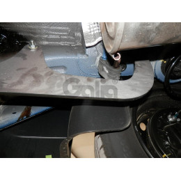 D046C GALIA Полностью оцинкованный фаркоп на Dacia Lodgy 2012-2022. Подрозетник убирается за бампер. Тип шара: C (горизонтальный съемный). Установка без сн