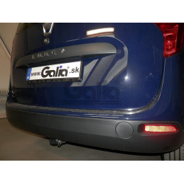 D046C GALIA Полностью оцинкованный фаркоп на Dacia Lodgy 2012-2022. Подрозетник убирается за бампер. Тип шара: C (горизонтальный съемный). Установка без сн