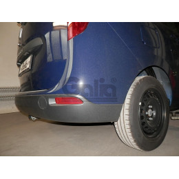 D046C GALIA Полностью оцинкованный фаркоп на Dacia Lodgy 2012-2022. Подрозетник убирается за бампер. Тип шара: C (горизонтальный съемный). Установка без сн