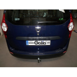 D046C GALIA Полностью оцинкованный фаркоп на Dacia Lodgy 2012-2022. Подрозетник убирается за бампер. Тип шара: C (горизонтальный съемный). Установка без сн