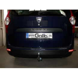 D046C GALIA Полностью оцинкованный фаркоп на Dacia Lodgy 2012-2022. Подрозетник убирается за бампер. Тип шара: C (горизонтальный съемный). Установка без сн