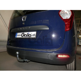 D046C GALIA Полностью оцинкованный фаркоп на Dacia Lodgy 2012-2022. Подрозетник убирается за бампер. Тип шара: C (горизонтальный съемный). Установка без сн