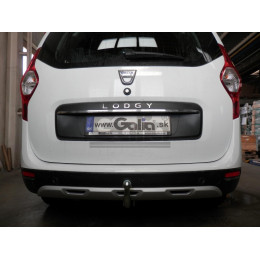 D046C GALIA Полностью оцинкованный фаркоп на Dacia Lodgy 2012-2022. Подрозетник убирается за бампер. Тип шара: C (горизонтальный съемный). Установка без сн