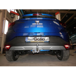 D050C GALIA Полностью оцинкованный фаркоп на Dacia Sandero III 2020-, Dacia Sandero Stepway III 2020-. Тип шара: C (горизонтальный съемный). Невидимый вырез бампера. Нагру