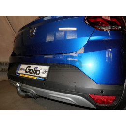 D050C GALIA Полностью оцинкованный фаркоп на Dacia Sandero III 2020-, Dacia Sandero Stepway III 2020-. Тип шара: C (горизонтальный съемный). Невидимый вырез бампера. Нагру
