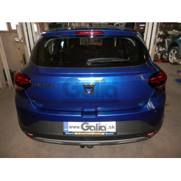D050C GALIA Полностью оцинкованный фаркоп на Dacia Sandero III 2020-, Dacia Sandero Stepway III 2020-. Тип шара: C (горизонтальный съемный). Невидимый вырез бампера. Нагру
