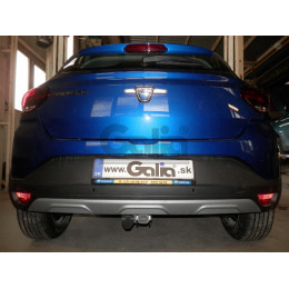 D050C GALIA Полностью оцинкованный фаркоп на Dacia Sandero III 2020-, Dacia Sandero Stepway III 2020-. Тип шара: C (горизонтальный съемный). Невидимый вырез бампера. Нагру