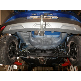 D050C GALIA Полностью оцинкованный фаркоп на Dacia Sandero III 2020-, Dacia Sandero Stepway III 2020-. Тип шара: C (горизонтальный съемный). Невидимый вырез бампера. Нагру