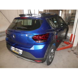 D050C GALIA Полностью оцинкованный фаркоп на Dacia Sandero III 2020-, Dacia Sandero Stepway III 2020-. Тип шара: C (горизонтальный съемный). Невидимый вырез бампера. Нагру