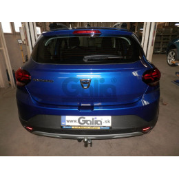 D050C GALIA Полностью оцинкованный фаркоп на Dacia Sandero III 2020-, Dacia Sandero Stepway III 2020-. Тип шара: C (горизонтальный съемный). Невидимый вырез бампера. Нагру