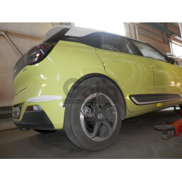 D059A GALIA Полностью оцинкованный фаркоп на Dongfeng Box 2024-. Тип шара: A. Невидимый вырез бампера. Нагрузки: 1000/50 кг, масса фаркопа 13,12 кг