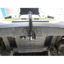 D059A GALIA Полностью оцинкованный фаркоп на Dongfeng Box 2024-. Тип шара: A. Невидимый вырез бампера. Нагрузки: 1000/50 кг, масса фаркопа 13,12 кг