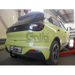 D059A GALIA Полностью оцинкованный фаркоп на Dongfeng Box 2024-. Тип шара: A. Невидимый вырез бампера. Нагрузки: 1000/50 кг, масса фаркопа 13,12 кг