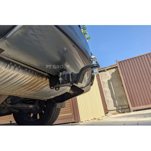 ERX-23-991122.00 PT GROUP Фаркоп на Exeed RX 2023- без снятия и подрезки бампера. Тип шара: E (легкосъемный шар под квадрат). Нагрузки: 1000/50 кг, масса фаркопа 15,1 кг (без электрики в комплекте)