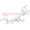 F-081 STEINHOF Фаркоп на Citroen Jumper фургон/микроавтобус (также L4/XL) 2006-, Peugeot Boxer фургон/микроавтобус (также L4/XL) 2006-, FIAT Ducato фургон/микроавтобус (также L4/XL) 2006- без подрезки бампера. Тип шара: AH (горизонтально-съемный). Нагрузк