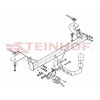 F-123 STEINHOF Фаркоп на FIAT Panda II 4x4 2004-2011 без снятия и подрезки бампера. Тип шара: A. Нагрузки: 1000/70 кг, масса фаркопа 14,3 кг (без электрики в комплекте)