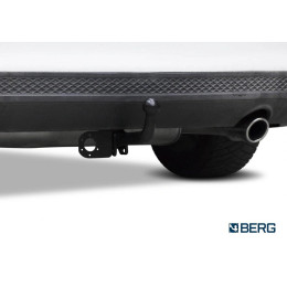 F.1811.001 BERG Фаркоп на Ford Focus 2 седан 2005-2011, Focus 3 седан 2011-2019 без подрезки бампера. Тип шара: A. Нагрузки: 1500/75 кг, масса фаркопа 17,4 кг (без электрики в