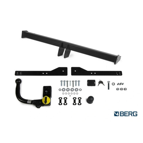 F.5111.003 BERG Фаркоп на Skoda Octavia 2012-2020, 2020-, Skoda Kodiaq 2017-2023, Volkswagen Tiguan 2016-2024, Skoda Karoq 2017-. Требуется подрезка бампера. Тип шара: VM (быстросъемный). Нагрузки: 2500/75 кг, масса фаркопа 20,5 кг (без электрики в компле