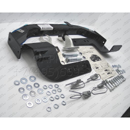 F.5713.003 BERG Фаркоп с нержавеющей накладкой на Toyota Land Cruiser 200 (кроме Executive, TRD) 2007-2021, Lexus LX 2007-2022 без снятия и подрезки бампера. Тип шара: F. Нагрузки: 