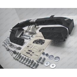 F.5713.003 BERG Фаркоп с нержавеющей накладкой на Toyota Land Cruiser 200 (кроме Executive, TRD) 2007-2021, Lexus LX 2007-2022 без снятия и подрезки бампера. Тип шара: F. Нагрузки: 