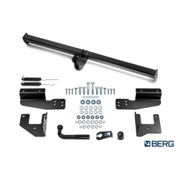 F.9311.001 BERG Фаркоп на Dongfeng Shine / Shine GS Sport / Shine GS Premium Sport 2024- без подрезки бампера. Тип шара: A. Нагрузки: 1000/75 кг, масса фаркопа 22 кг (без электрики в к