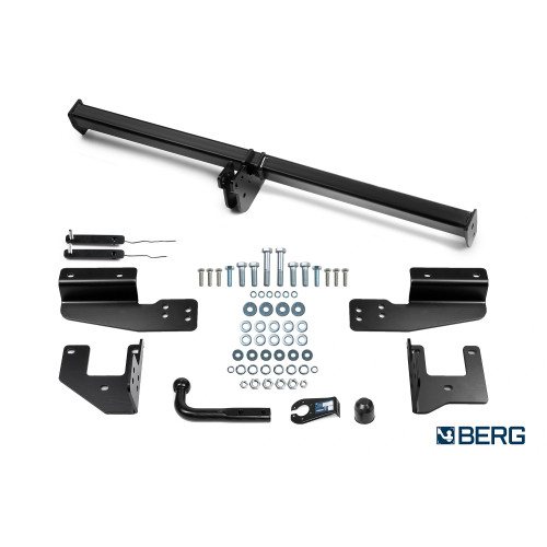 F.9311.001 BERG Фаркоп на Dongfeng Shine / Shine GS Sport / Shine GS Premium Sport 2024- без подрезки бампера. Тип шара: A. Нагрузки: 1000/75 кг, масса фаркопа 22 кг (без электрики в комплекте)