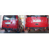 F070C GALIA Полностью оцинкованный фаркоп на FIAT Doblo 2001-2010. Тип шара: C (горизонтальный съемный). Невидимый вырез бампера. Нагрузки: 1500/60 кг, масса фаркопа 16,77 кг