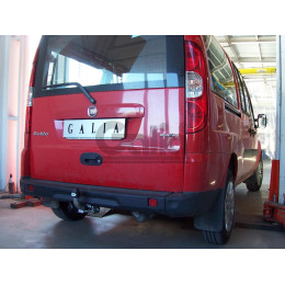 F070C GALIA Полностью оцинкованный фаркоп на FIAT Doblo 2001-2010. Тип шара: C (горизонтальный съемный). Невидимый вырез бампера. Нагрузки: 1500/60 кг, масса фа