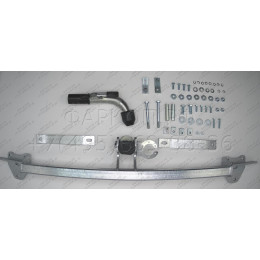 F070C GALIA Полностью оцинкованный фаркоп на FIAT Doblo 2001-2010. Тип шара: C (горизонтальный съемный). Невидимый вырез бампера. Нагрузки: 1500/60 кг, масса фа