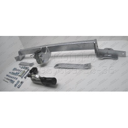 F070C GALIA Полностью оцинкованный фаркоп на FIAT Doblo 2001-2010. Тип шара: C (горизонтальный съемный). Невидимый вырез бампера. Нагрузки: 1500/60 кг, масса фа