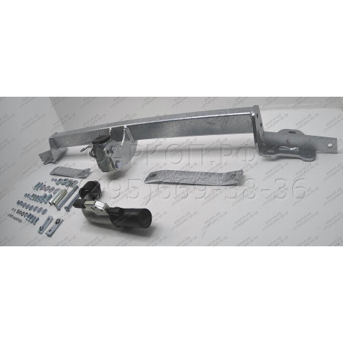 F070C GALIA Полностью оцинкованный фаркоп на FIAT Doblo 2001-2010. Тип шара: C (горизонтальный съемный). Невидимый вырез бампера. Нагрузки: 1500/60 кг, масса фаркопа 16,77 кг