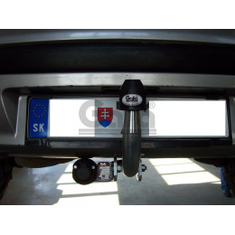 F090C GALIA Полностью оцинкованный фаркоп на FIAT Punto 1999-2005, FIAT Grande Punto 2005-2012. Тип шара: C (горизонтальный съемный). Без выреза бампера. Нагрузки: 1100/60 к