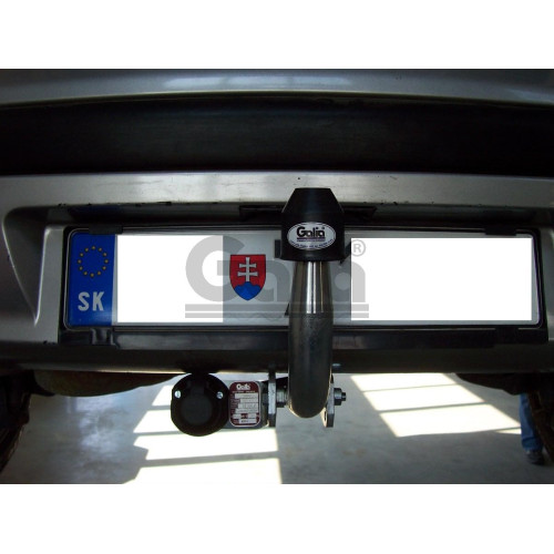 F090C GALIA Полностью оцинкованный фаркоп на FIAT Punto 1999-2005, FIAT Grande Punto 2005-2012. Тип шара: C (горизонтальный съемный). Без выреза бампера. Нагрузки: 1100/60 кг, масса фаркопа 16,07 кг