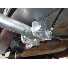 F090C GALIA Полностью оцинкованный фаркоп на FIAT Punto 1999-2005, FIAT Grande Punto 2005-2012. Тип шара: C (горизонтальный съемный). Без выреза бампера. Нагрузки: 1100/60 к
