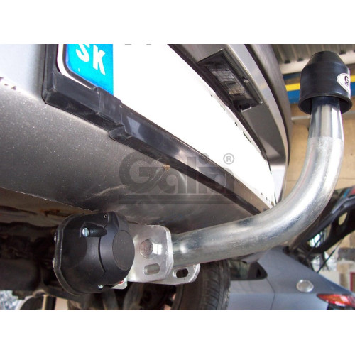 F090C GALIA Полностью оцинкованный фаркоп на FIAT Punto 1999-2005, FIAT Grande Punto 2005-2012. Тип шара: C (горизонтальный съемный). Без выреза бампера. Нагрузки: 1100/60 кг, масса фаркопа 16,07 кг