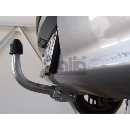 F090C GALIA Полностью оцинкованный фаркоп на FIAT Punto 1999-2005, FIAT Grande Punto 2005-2012. Тип шара: C (горизонтальный съемный). Без выреза бампера. Нагрузки: 1100/60 кг, масса фаркопа 16,07 кг