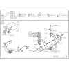 F090C GALIA Полностью оцинкованный фаркоп на FIAT Punto 1999-2005, FIAT Grande Punto 2005-2012. Тип шара: C (горизонтальный съемный). Без выреза бампера. Нагрузки: 1100/60 кг, масса фаркопа 16,07 кг