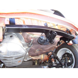 F092C GALIA Полностью оцинкованный фаркоп на FIAT Idea 2004-2012, Lancia Musa 2004-2012. Тип шара: C (горизонтальный съемный). Установка без снятия и выреза бампера. 