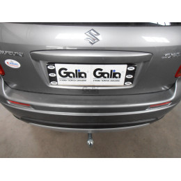 F109C GALIA Полностью оцинкованный фаркоп на Suzuki SX4 хетчбек 5 дверей 2006-2013 2WD/4WD, FIAT Sedici 2006-2014. Тип шара: C (горизонтальный съемный). Невидимый вырез б