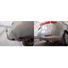 F115C GALIA Полностью оцинкованный фаркоп на Ford Mondeo седан/универсал 2007-2014. Подрозетник убирается за бампер. Тип шара: C (горизонтальный съемный). Невидимый вырез бампера. Нагрузки: 2000/80 кг, масса фаркопа 17,17 кг