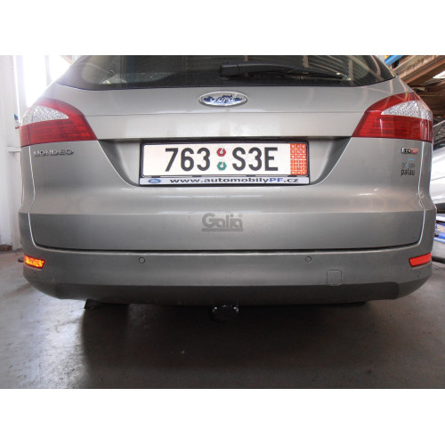 F115C GALIA Полностью оцинкованный фаркоп на Ford Mondeo седан/универсал 2007-2014. Подрозетник убирается за бампер. Тип шара: C (горизонтальный съемный). Невидимый вырез бампера. Нагрузки: 2000/80 кг, масса фаркопа 17,17 кг