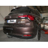 F132C GALIA Полностью оцинкованный фаркоп на FIAT Tipo хетчбек 2016-. Подрозетник убирается за бампер. Тип шара: C (горизонтальный съемный). Невидимый вырез бампера. Нагрузки: 1600/100 кг, масса фаркопа 16,67 кг