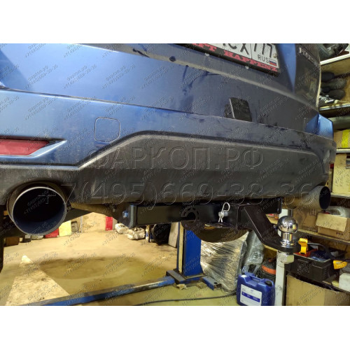 FA 0210-E Бизон Фаркоп на Subaru Forester 2007-2013 без подрезки бампера. Тип шара: E (легкосъемный шар под квадрат). Нагрузки: 2800/120 кг. Не комплектуется электрикой