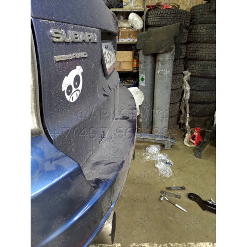 FA 0210-E Бизон Фаркоп на Subaru Forester 2007-2013 без подрезки бампера. Тип шара: E (легкосъемный шар под квадрат). Нагрузки: 2800/120 кг. Не комплектуется электрикой